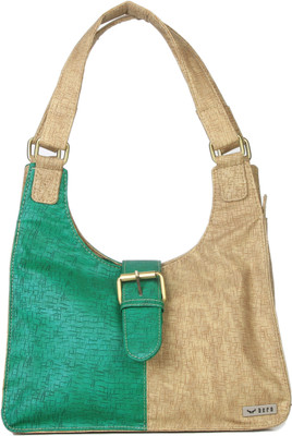 

Bern Hand-held Bag(Green, Beige), Beige;green