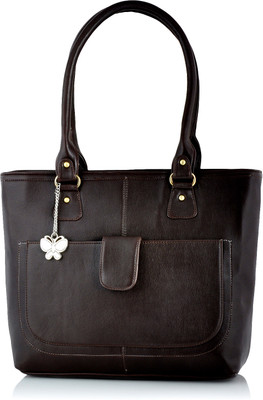 

Butterflies Hand-held Bag(Brown)