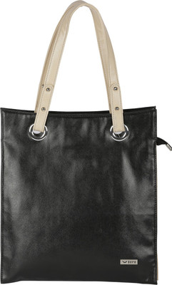 

Bern Hand-held Bag(Black, Beige), Beige;black