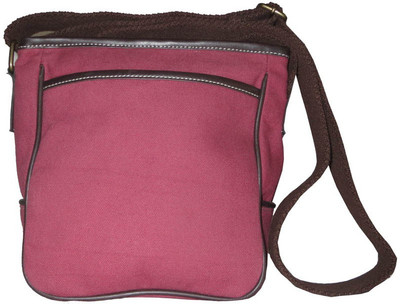 Needlecrest Messenger Bag(Maroon)