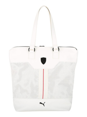 

Puma Tote(White, Black), Black;white