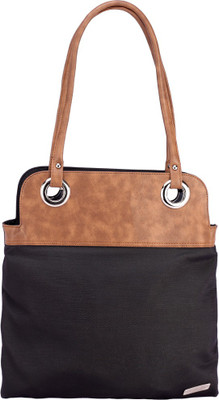 

The Zoya Life Shoulder Bag(Black, Beige), Beige;black
