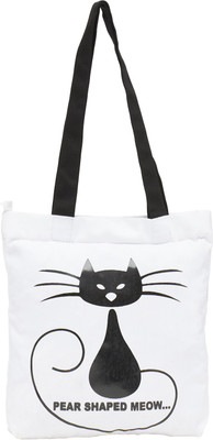 

Haqeeba Tote(White, Black), Black;white