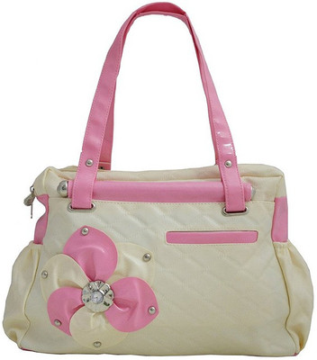 

Typify Hand-held Bag(Beige, Pink)