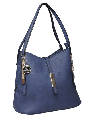 

Fur Jaden Shoulder Bag(Blue)
