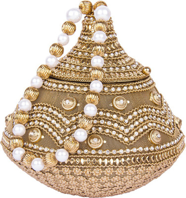 

ShravyaArts Pouch Potli(Gold)