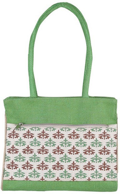 Jute Tree Hand-held Bag(Green)