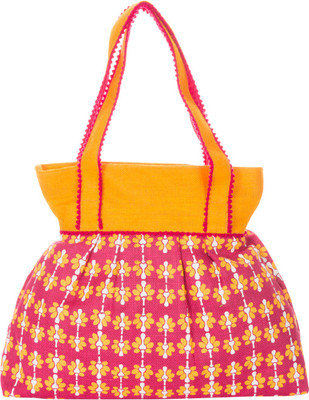 

Jute Cottage Shoulder Bag(Pink)
