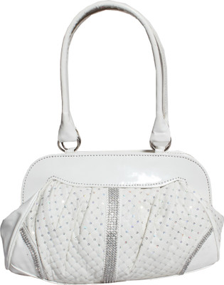 Veins Hand-held Bag(White)