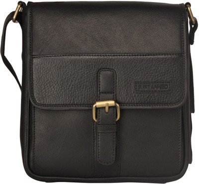 

Justanned Messenger Bag(Black)