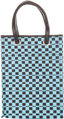 

Jute Cottage Hand-held Bag(Blue)