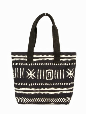 

Jute Tree Hand-held Bag(Black)