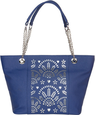 

Adisa Shoulder Bag(Blue, Silver)