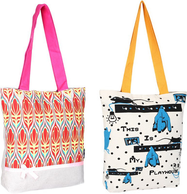 

Kanvas Katha Tote(Multicolor)