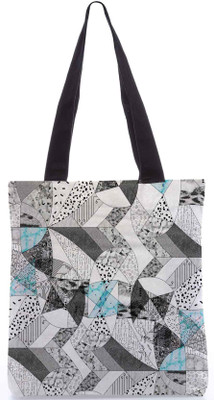 

Snoogg Tote(Black, White, Blue), Black;blue;white