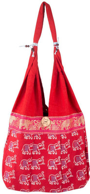 

Khatri Handicrafts Messenger Bag(Red)