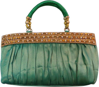 

Bhamini Hand-held Bag(Green)