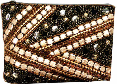 

MH Hand-held Bag(Black, Gold)