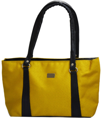 JG Shoppe Shoulder Bag(Yellow, Black), Black;yellow
