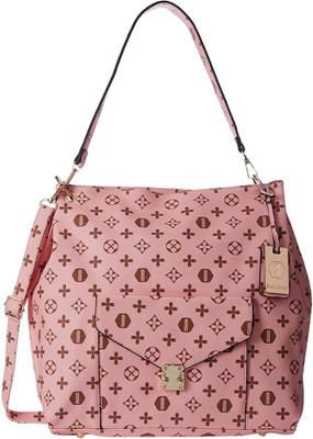 

Stella Ricci Shoulder Bag(Pink, Brown), Brown;pink