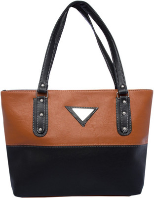 

Emblazon Shoulder Bag(Brown, Black), Black;brown