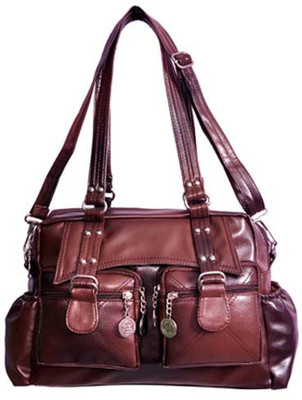 

Pagwin Hand-held Bag(Brown)