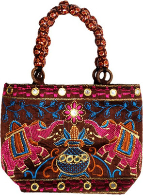 

Purpledip Hand-held Bag(Brown)