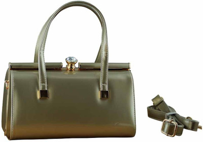 

slunk Hand-held Bag(Gold)