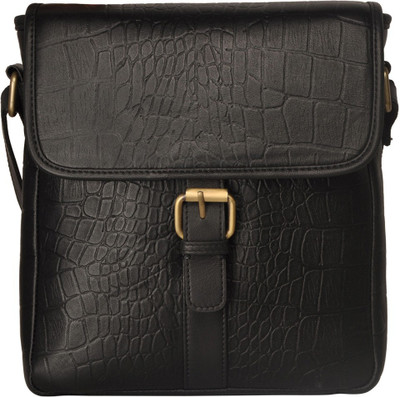 

Justanned Messenger Bag(Black)