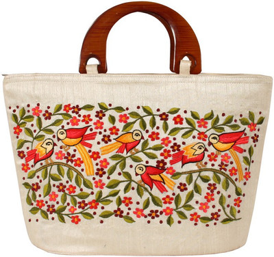 

Soulful Threads Hand-held Bag(Beige)
