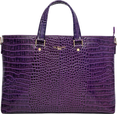 

Da Milano Messenger Bag(Purple)