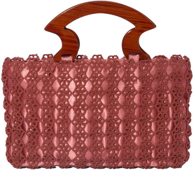 

Soulful Threads Hand-held Bag(Maroon)