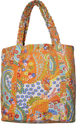 

Lal Haveli Hand-held Bag(Orange)