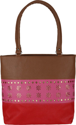 

Incraze Shoulder Bag(Pink, Brown), Brown;pink
