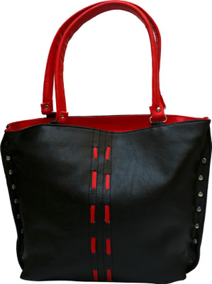 

Vintage Hand-held Bag(Black, Red)