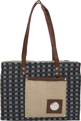 

Spree Shoulder Bag(Black, Beige), Beige;black