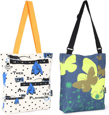 

Kanvas Katha Tote(Multicolor)