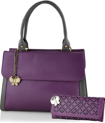 

Butterflies Hand-held Bag(Purple)