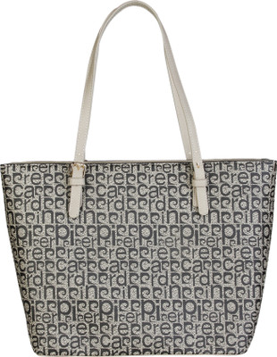 

Pierre Cardin Shoulder Bag(Grey, Black), Black;grey