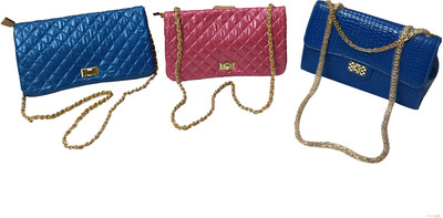 

FAMOSO Hand-held Bag(Blue, Pink)