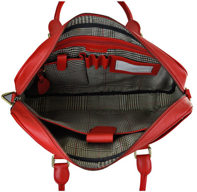 

Da Milano Messenger Bag(Red)