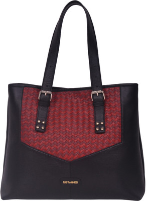 

Justanned Shoulder Bag(Black, Red)