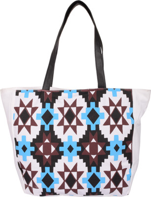 

Kanvas Katha Tote(White)