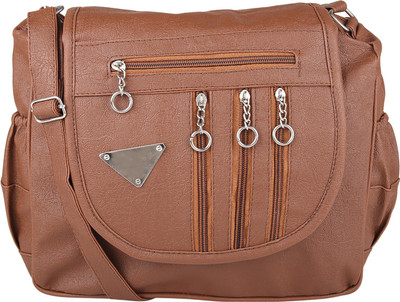 

Fairdeals Hand-held Bag(Brown)
