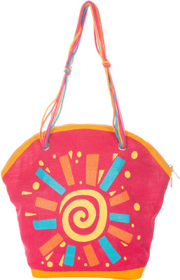 

Jute Cottage Shoulder Bag(Pink)
