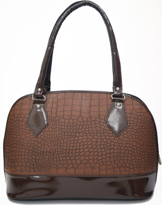 

AGINOS Hand-held Bag(Brown)