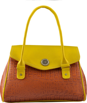 

Fostelo Shoulder Bag(Yellow, Tan), Tan;yellow