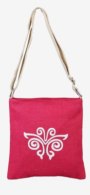 

Jute Tree Tote(Pink)