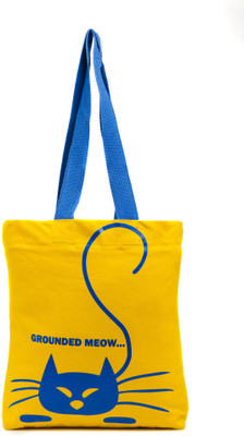 Haqeeba Tote(Yellow, Blue), Blue;yellow