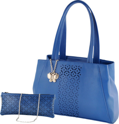 

Butterflies Hand-held Bag(Blue)